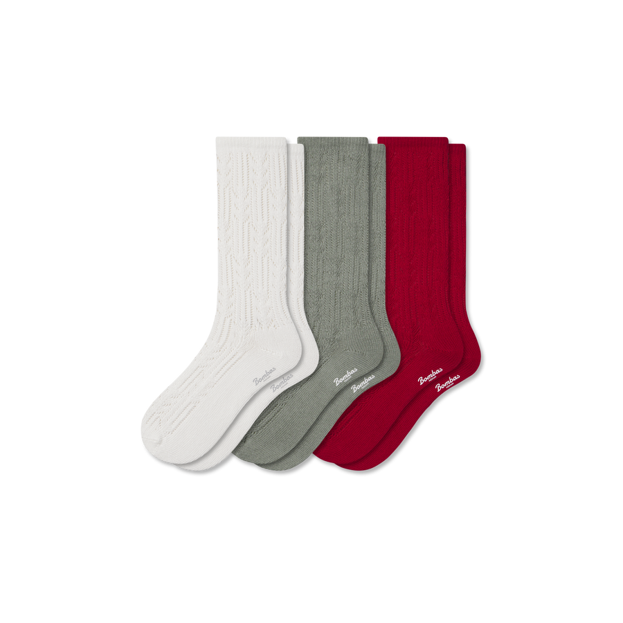 Women’s Calf Sock 3-Pack - Modern Touch