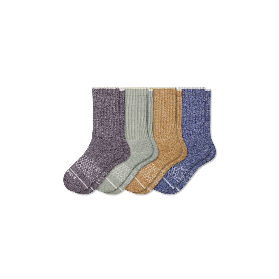 Youth Merino Wool Blend Calf Sock 4-Pack - Classic Ready