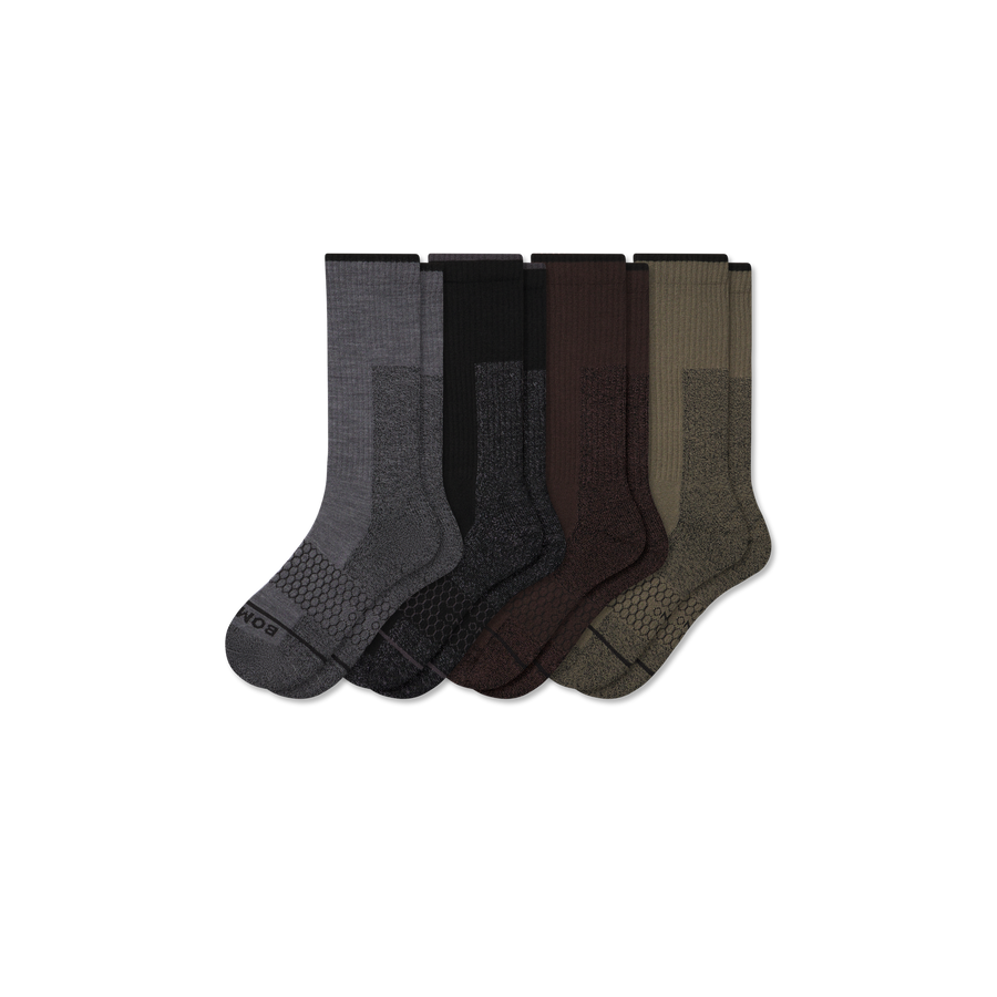 Women's Ultra Strong Merino Blend Calf Sock 4-Pack - Soft Step