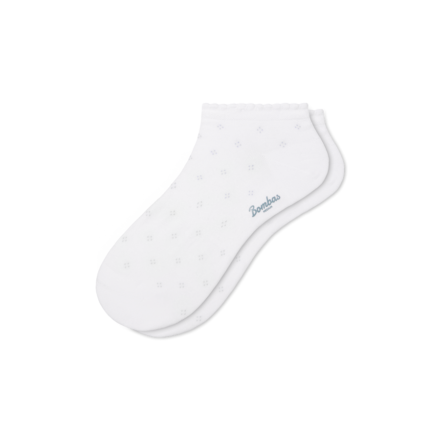 Women’s Scallop Lightweight Ankle Socks - Soft Step