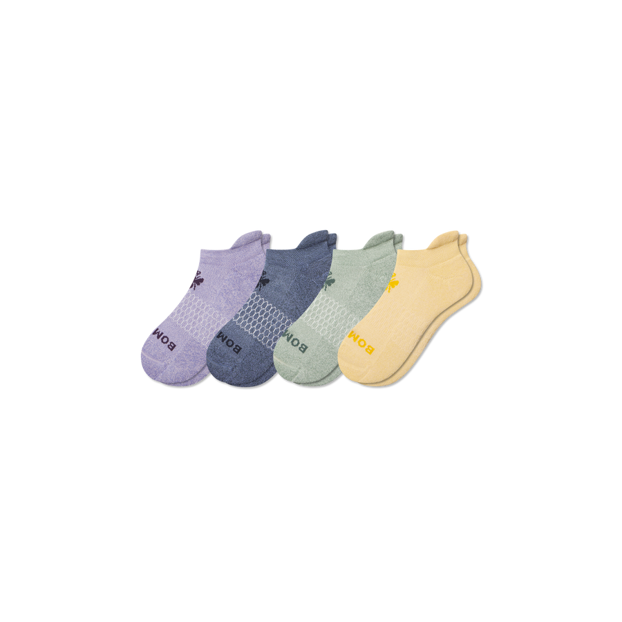 Youth Marl Ankle Sock 4-Pack - Light Cushion