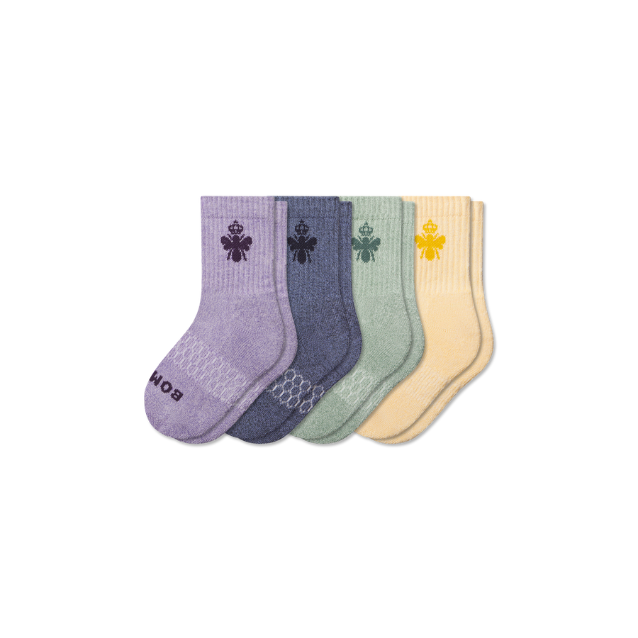 Junior Marl Calf Sock 4-Pack - Daily Cushion