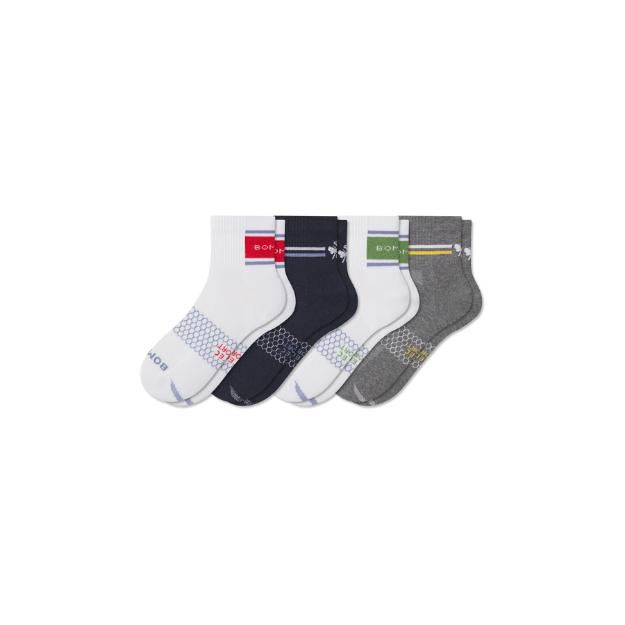 Men's All Sport Quarter Sock 4-Pack - Fresh Step