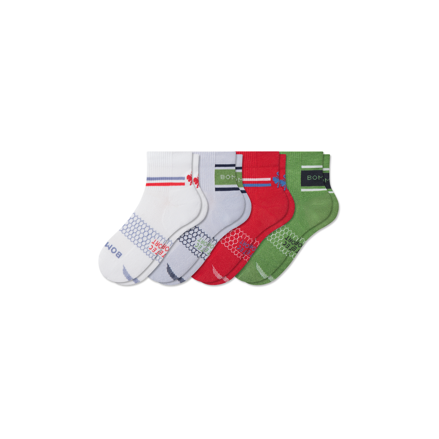 Youth All Sport Quarter Sock 4-Pack - Easy Choice
