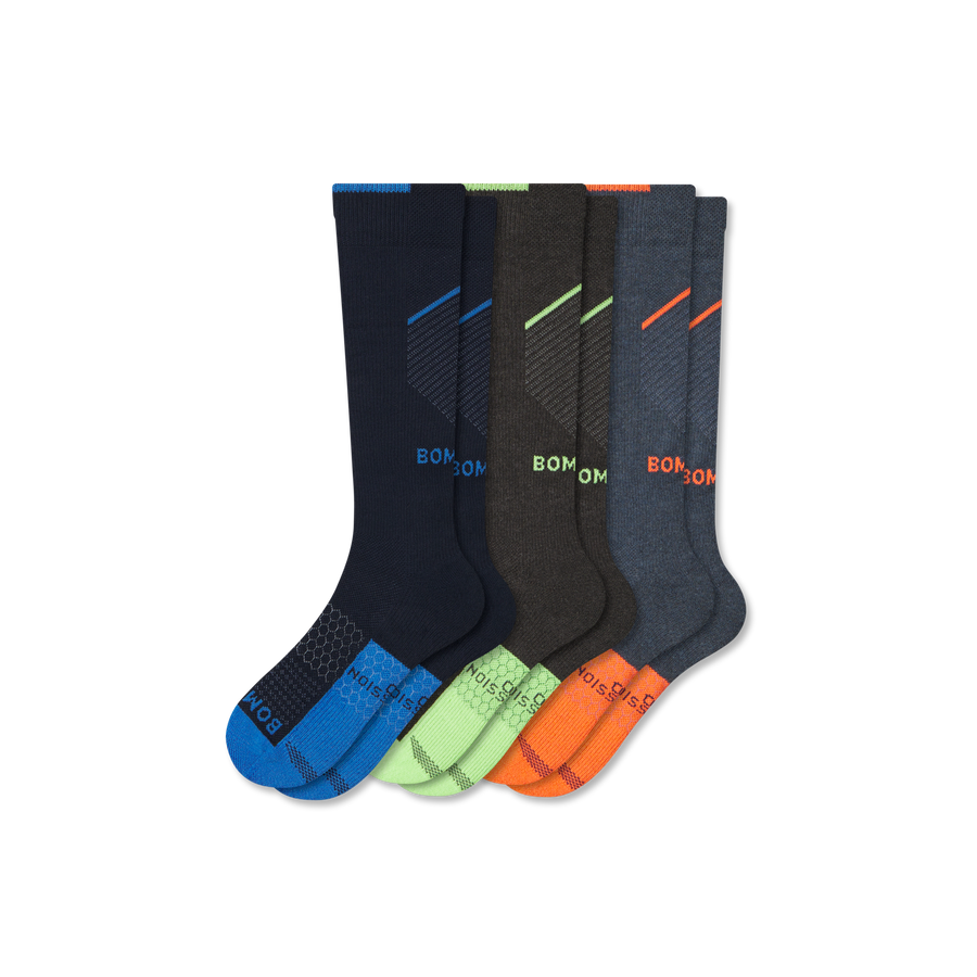 Men's Knee High Sock 3-Pack (20-30mmHg) - Premium Pick