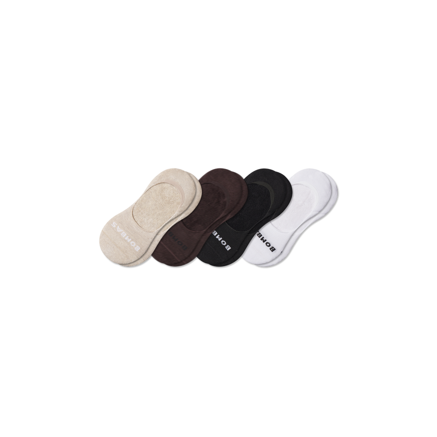 Men's Mid-Cut No Show Sock 4-Pack - Soft Step