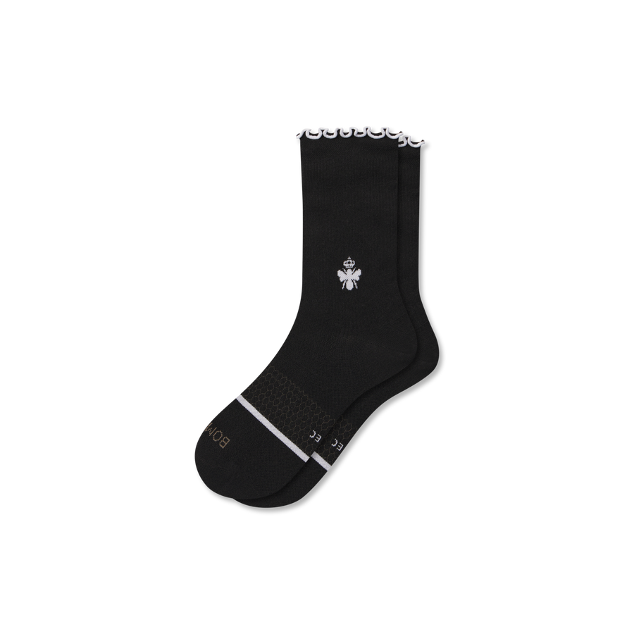 Women’s Ruffle Sport Half Calf Socks - Daily Pick
