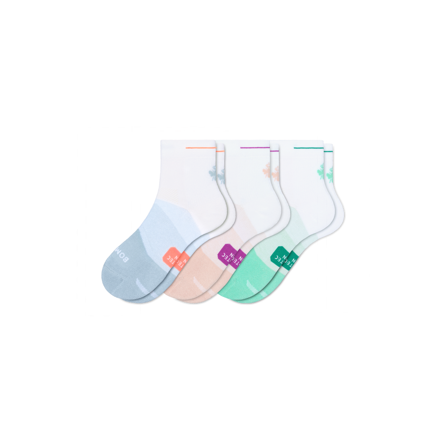 Women's Run Quarter Sock 3-Pack - Essential Ready
