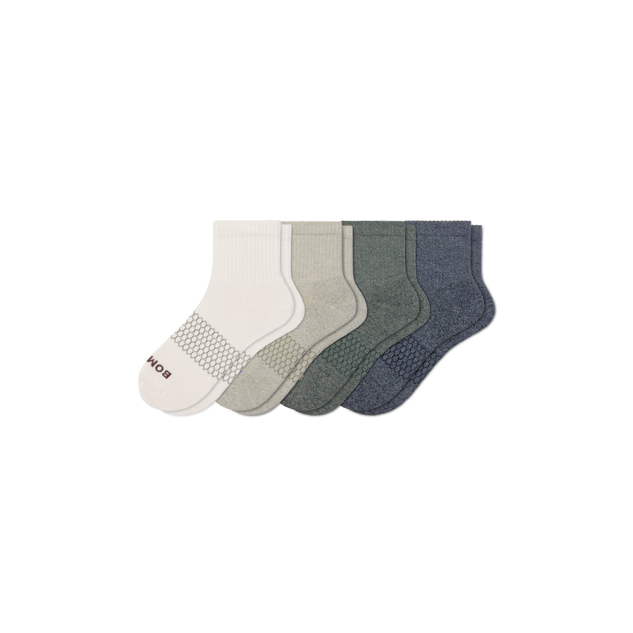 Men's Quarter Sock 4-Pack - Clean Finish
