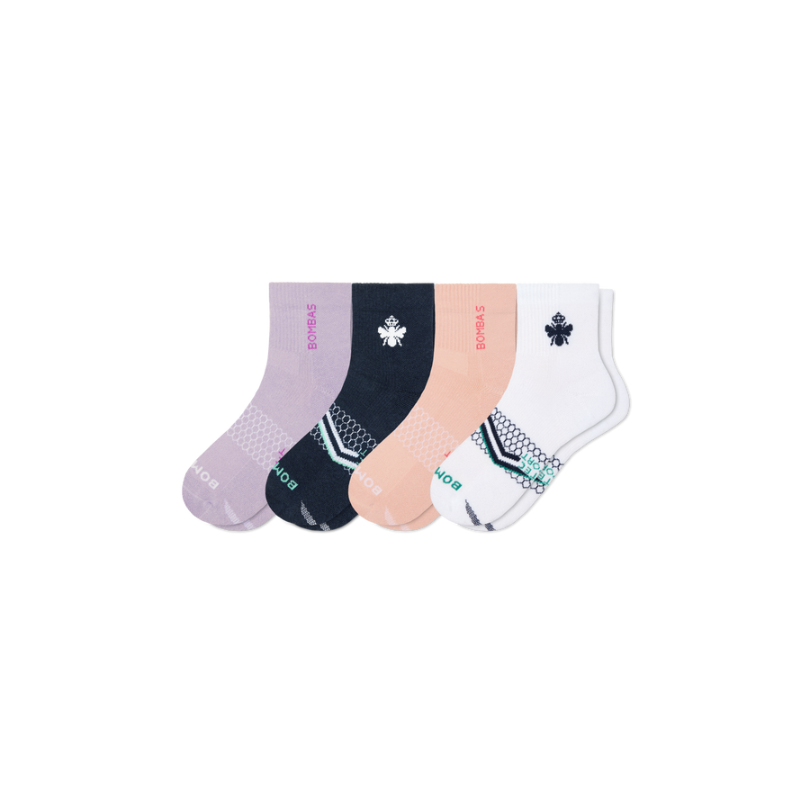 Women's All Sport Quarter Sock 4-Pack - Ready Pair