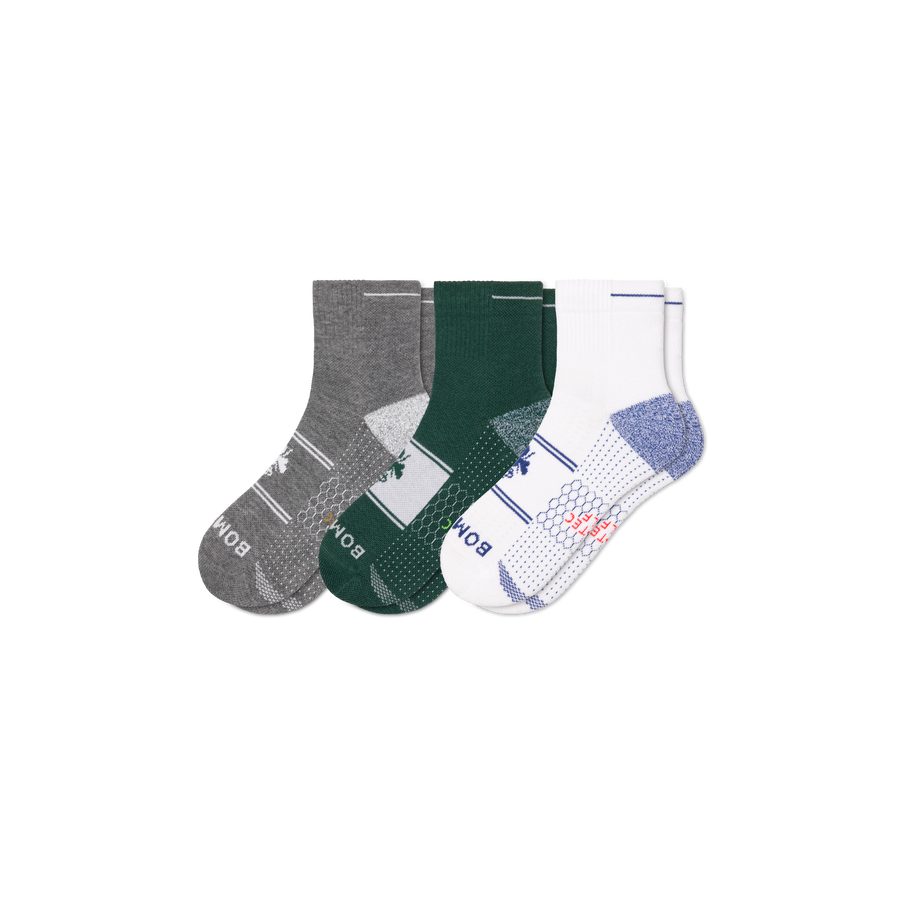Men's Golf Quarter Sock 3-Pack - Daily Cushion