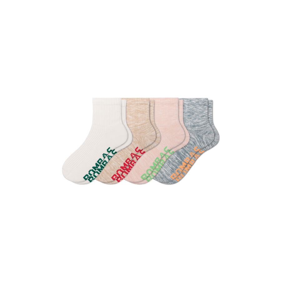 Women's Summer Ragg Quarter Sock 4-Pack - Everyday Pair