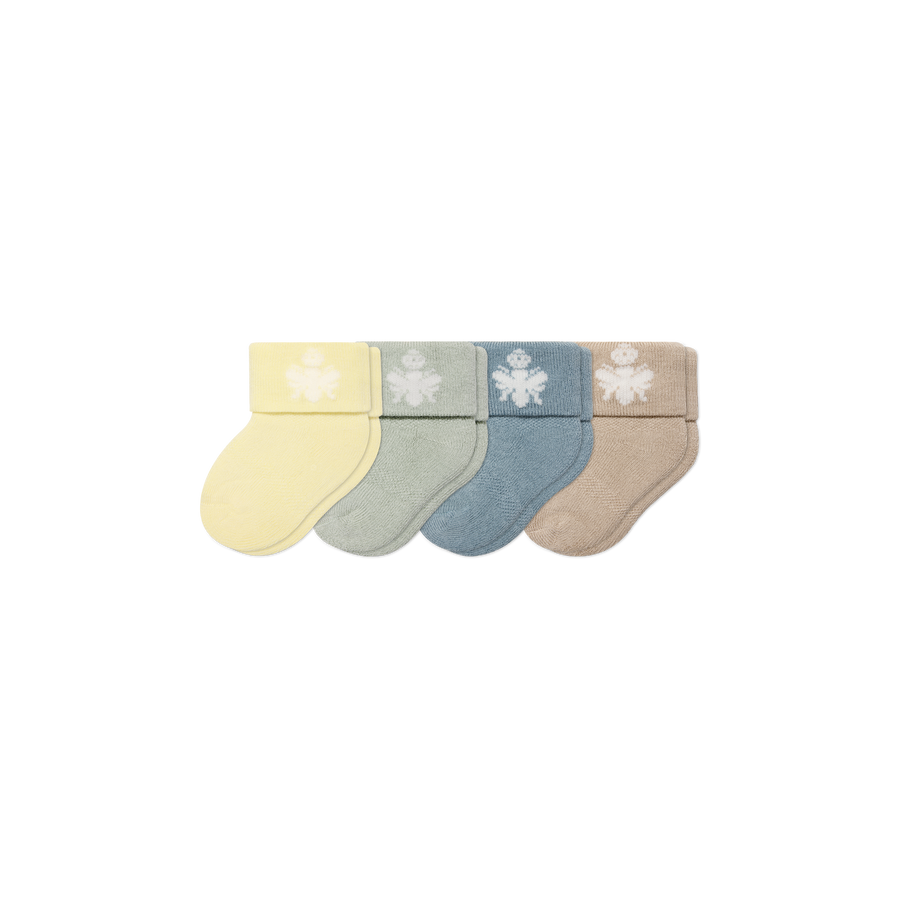 Baby Sock 4-Pack (0-6 Months) - Daily Pick
