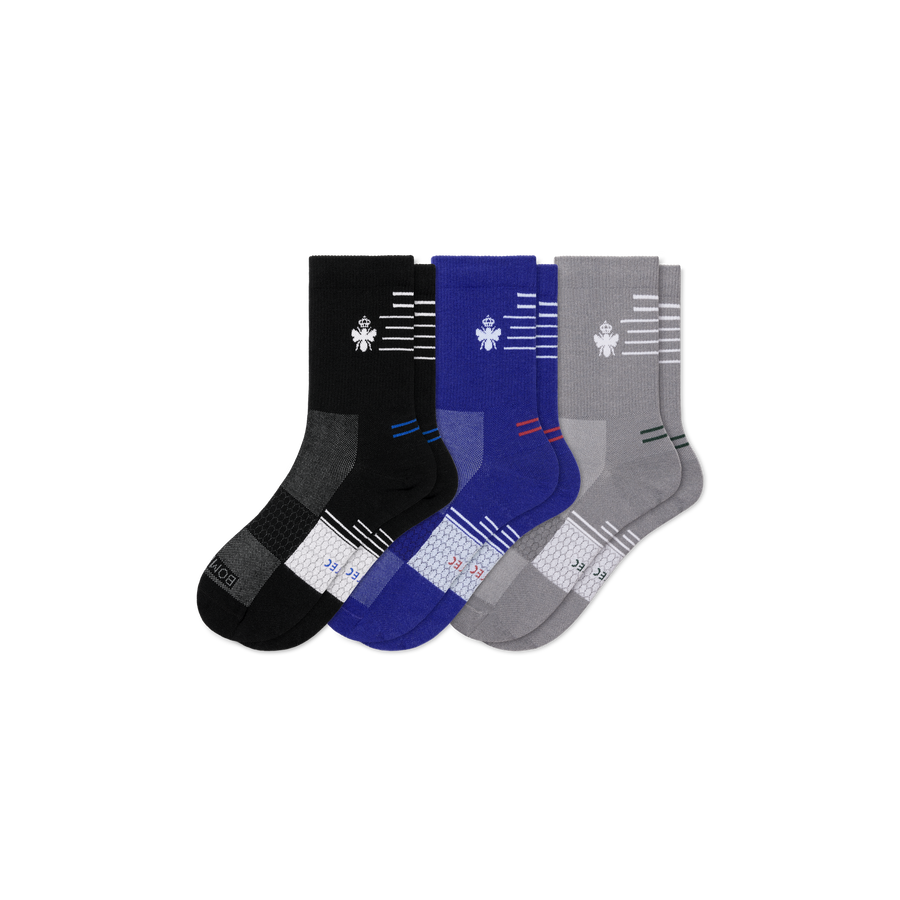 Men's Sport Half Calf Sock 3-Pack - Daily Cushion