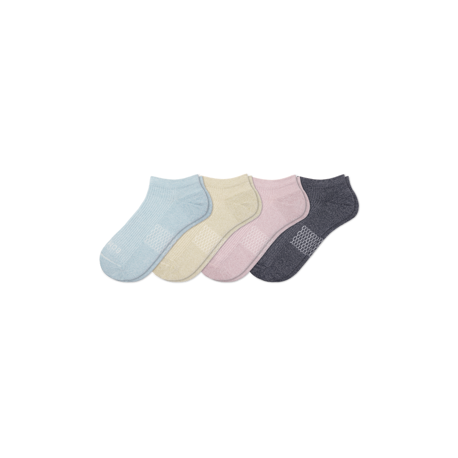 Women's Modern Rib Ankle Sock 4-Pack - Travel Pair