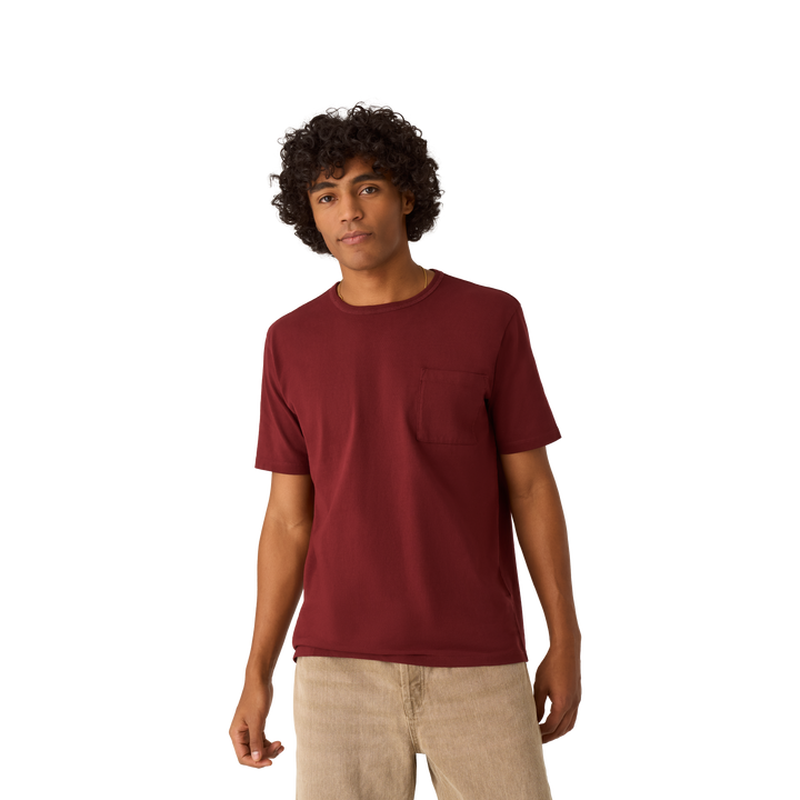 Men's Premium Weight T-Shirt - Mahogany Red MO1 [7248]