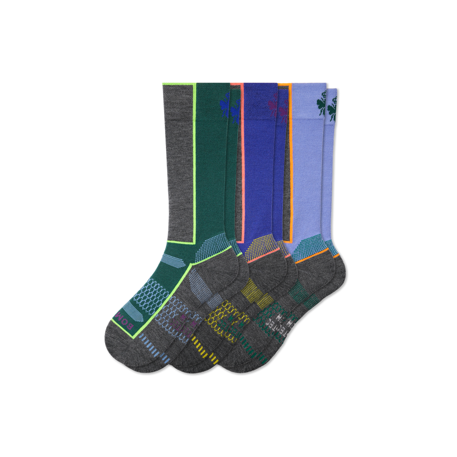 Youth Mid-Cushion Merino Wool Blend Ski & Sock 3-Pack - Fresh Choice