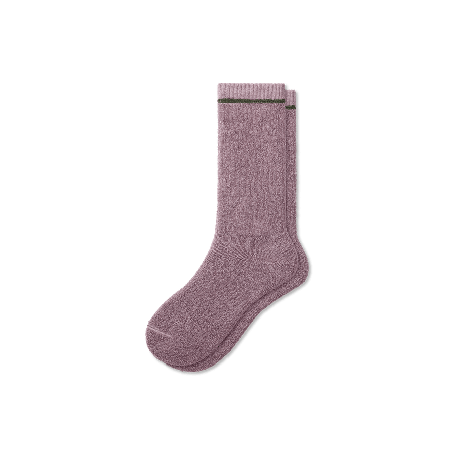 Men's Plush Terry Calf Socks - Travel Pair