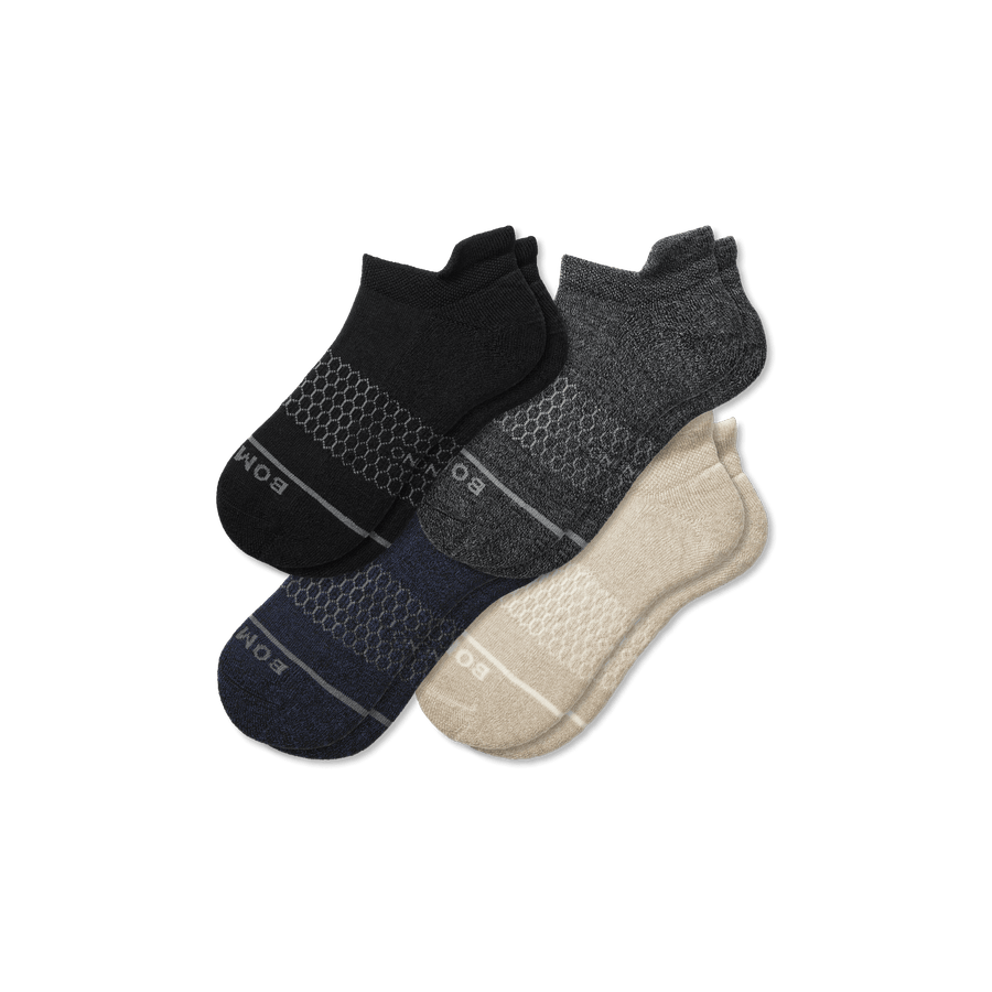 Men's Merino Wool Blend Ankle Sock 4-Pack - Fresh Choice