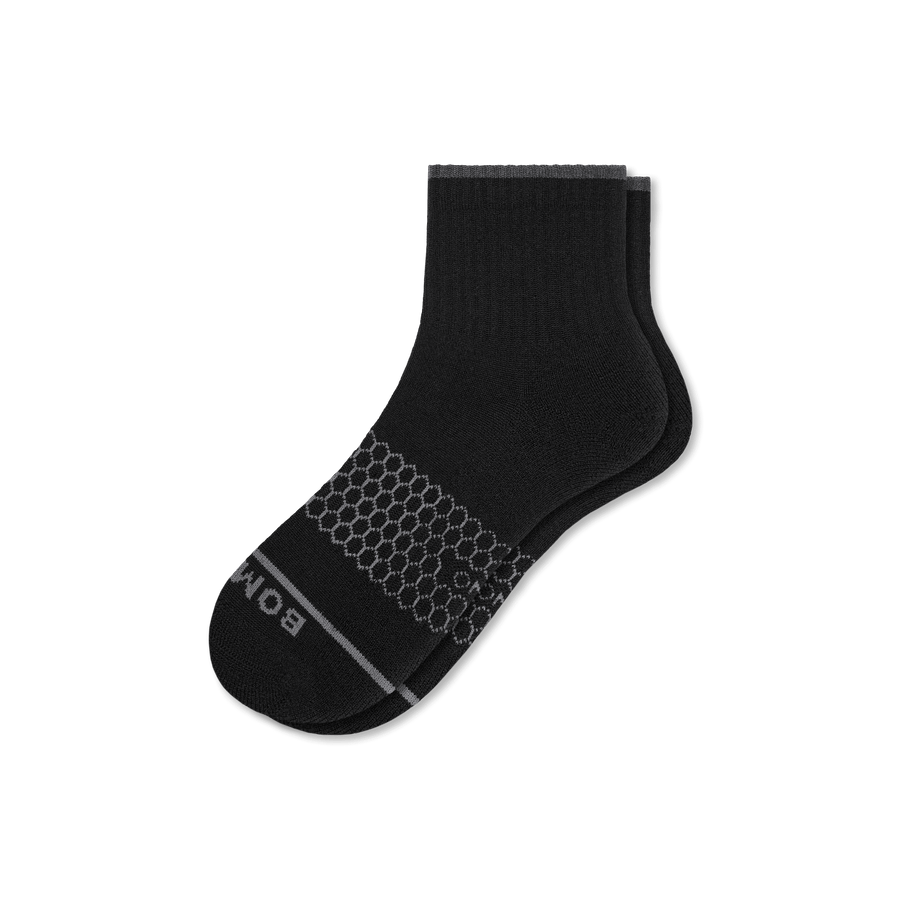 Men's Merino Wool Blend Quarter Socks - Modern Touch