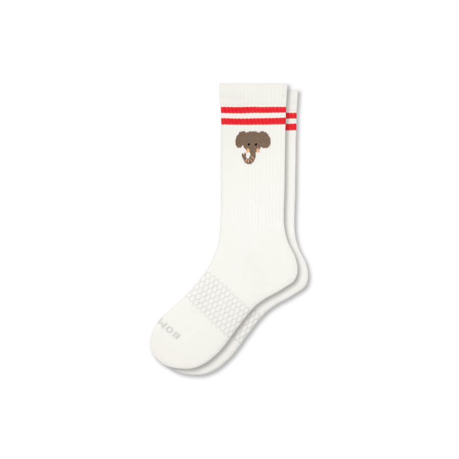 Men’s Safari Stripe Calf Socks - Travel Pair