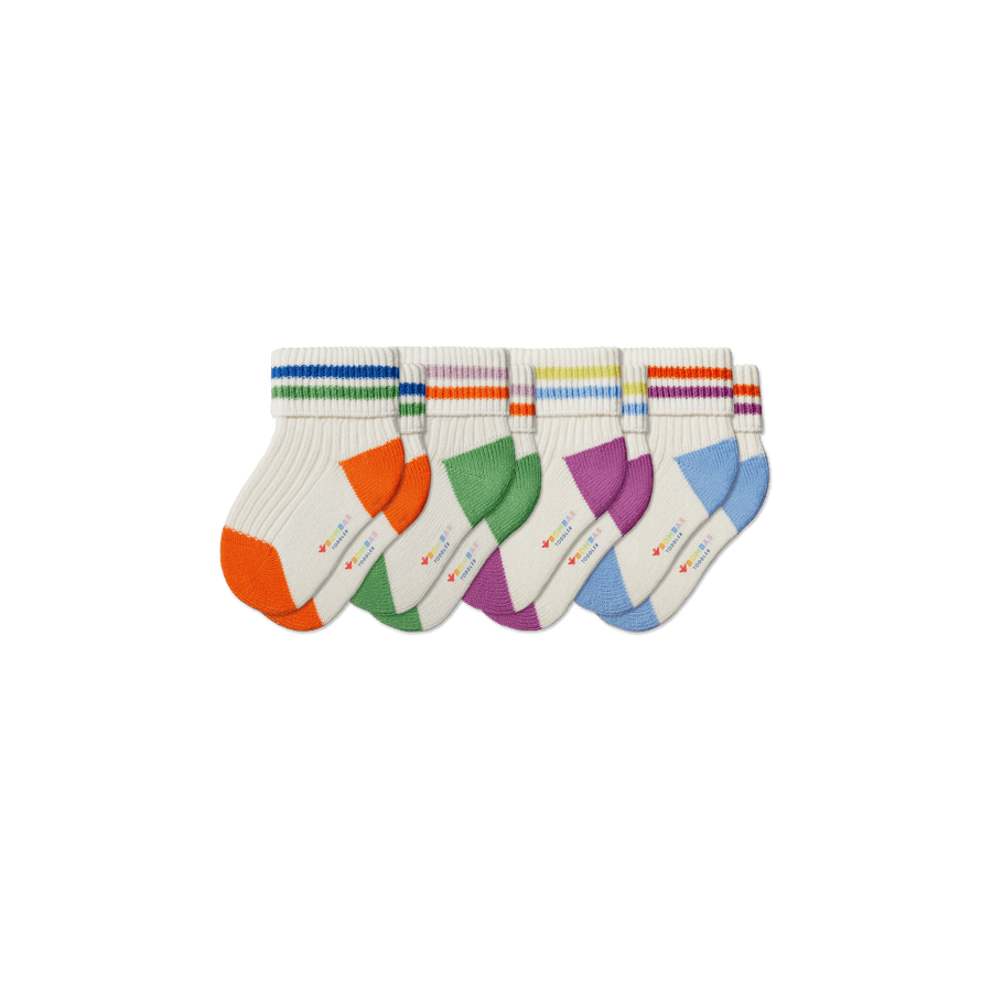 Toddler Pride Calf Sock 4-Pack - Modern Touch