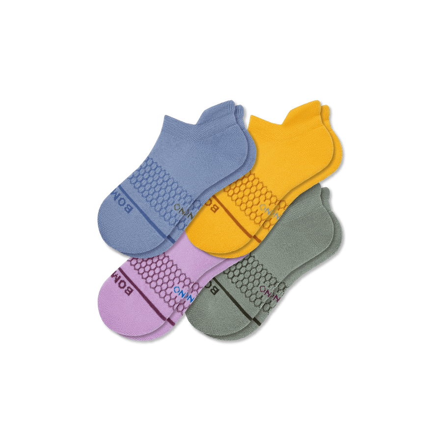 Youth Merino Wool Blend Ankle Sock 4-Pack - Everyday Pair