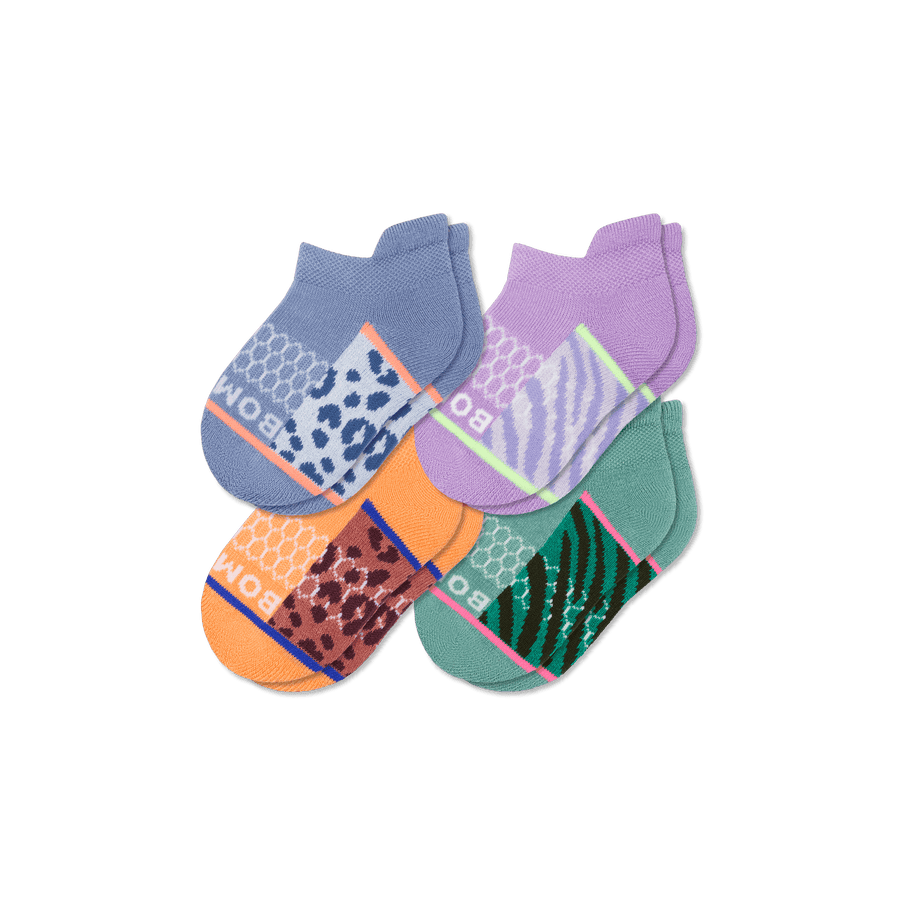 Toddler Wild Wear Ankle Sock 4-Pack - Fresh Choice