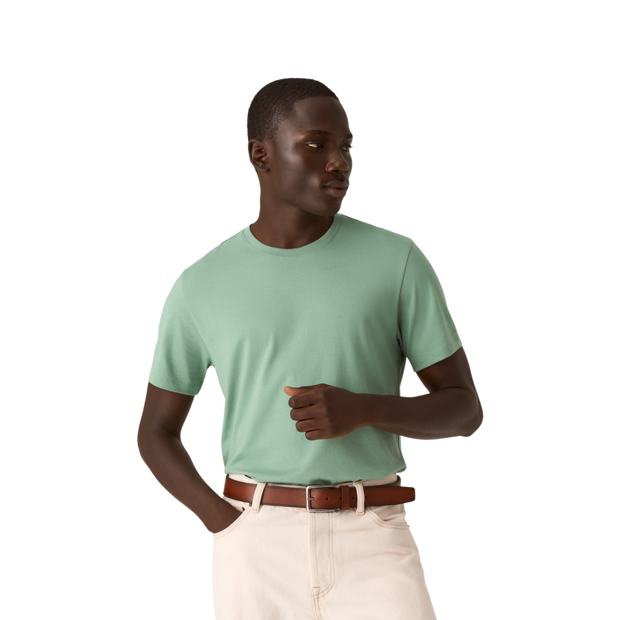 Men's Pima Cotton Crew Neck T-Shirt - Premium Pick