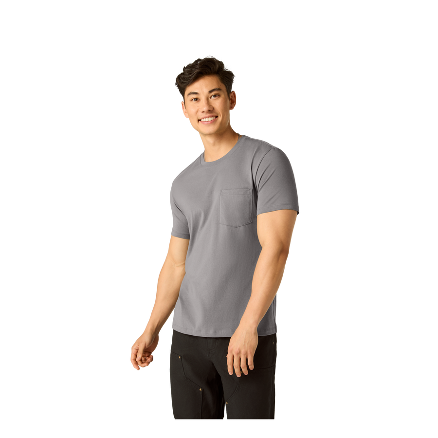 Men's Pima Cotton Pocket Crew Neck T-Shirt - Essential Ready