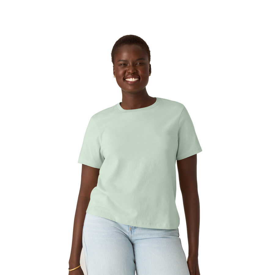 Women's Pima Cotton Crew Neck T-Shirt - Travel Pair