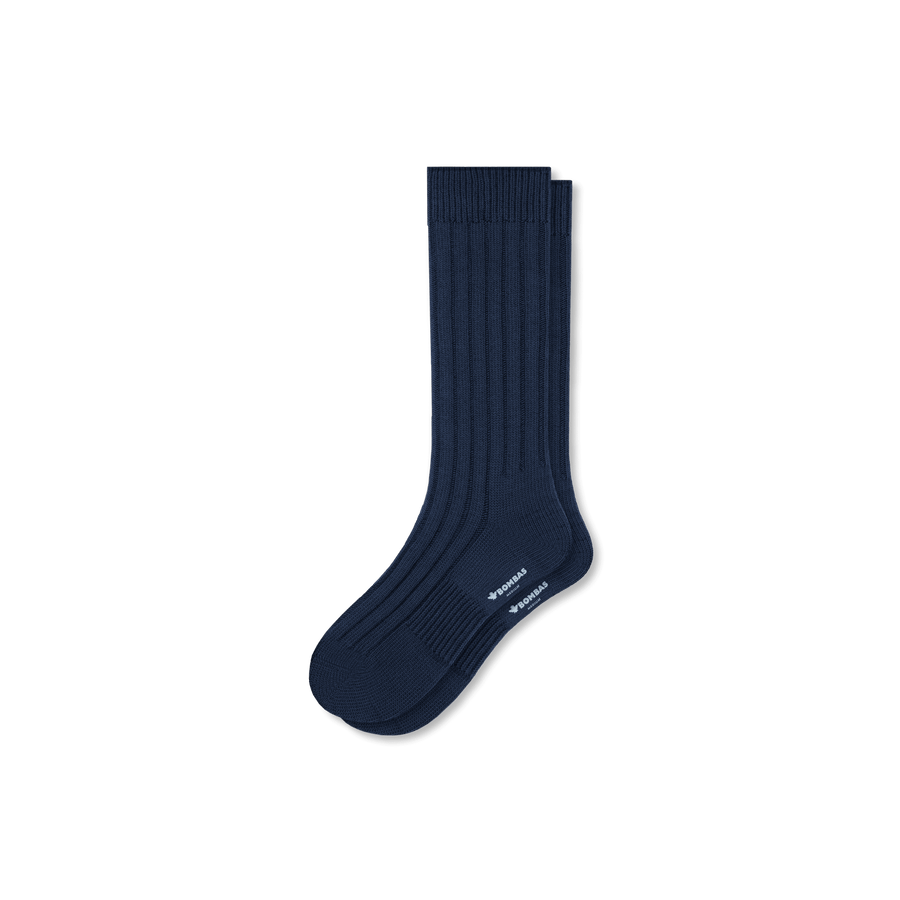 Men's Vintage Rib Calf Socks - Daily Cushion