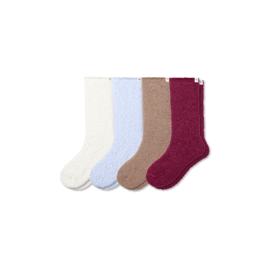 Women's Fuzzy Sock 4-Pack - Ready Pick