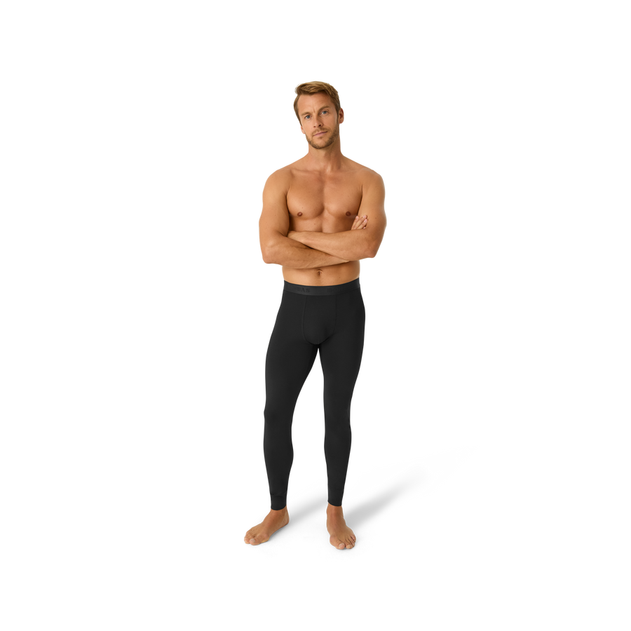 Men's Cotton Modal Blend Long Underwear - Light Support