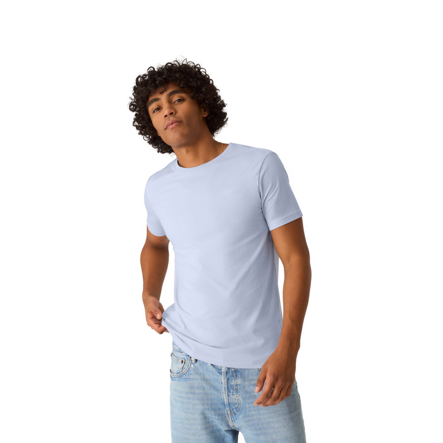Men's Pima Cotton Slim Crew Neck T-Shirt - Easy Wear