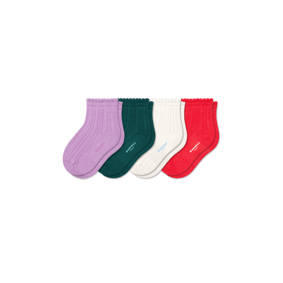 Toddler Calf Sock 4-Pack - Clean Finish