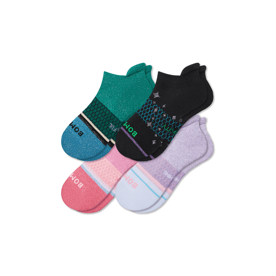 Youth Wicked X Bombas Ankle Sock 4-Pack - Fresh Step
