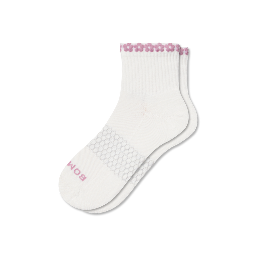 Women's Daisy Chain Quarter Socks - Light Cushion