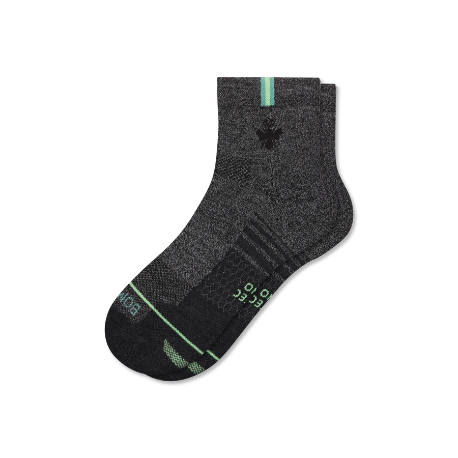 Women's Merino Wool Blend Run Quarter Socks - Daily Pick