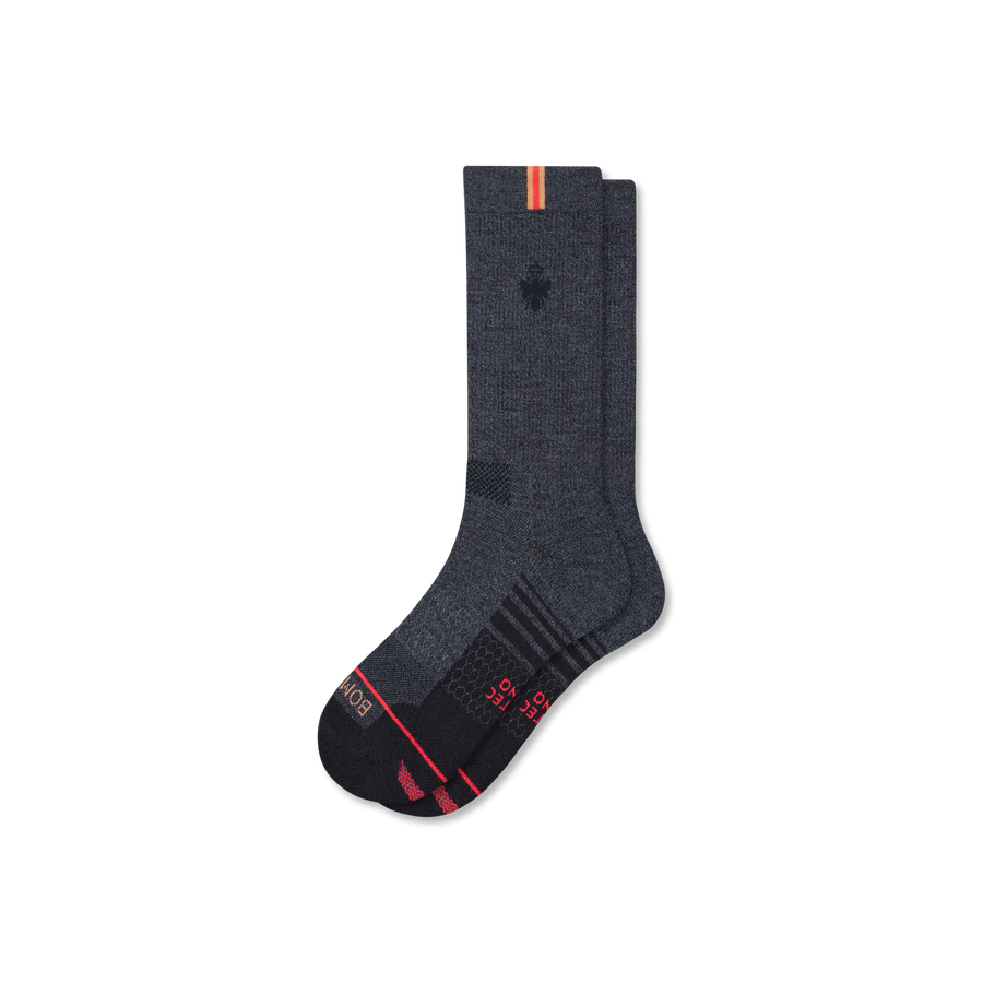 Men's Merino Wool Blend Run Calf Socks - Classic Ready