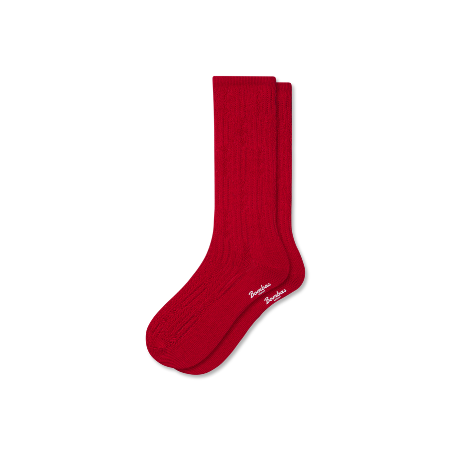 Women's Pointelle Calf Socks - All Day Fit