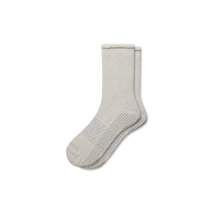 Men’s Roll-Top Merino Blend Gripper House Sock - Light Cushion