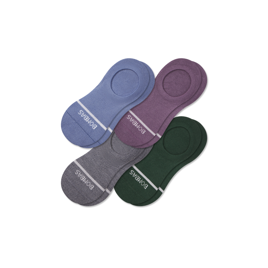 Women's Merino Wool Blend No Show Sock 4-Pack - Everyday Pair