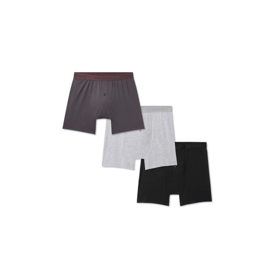 Men's Cotton Modal Blend Boxer 3-Pack - Easy Stretch