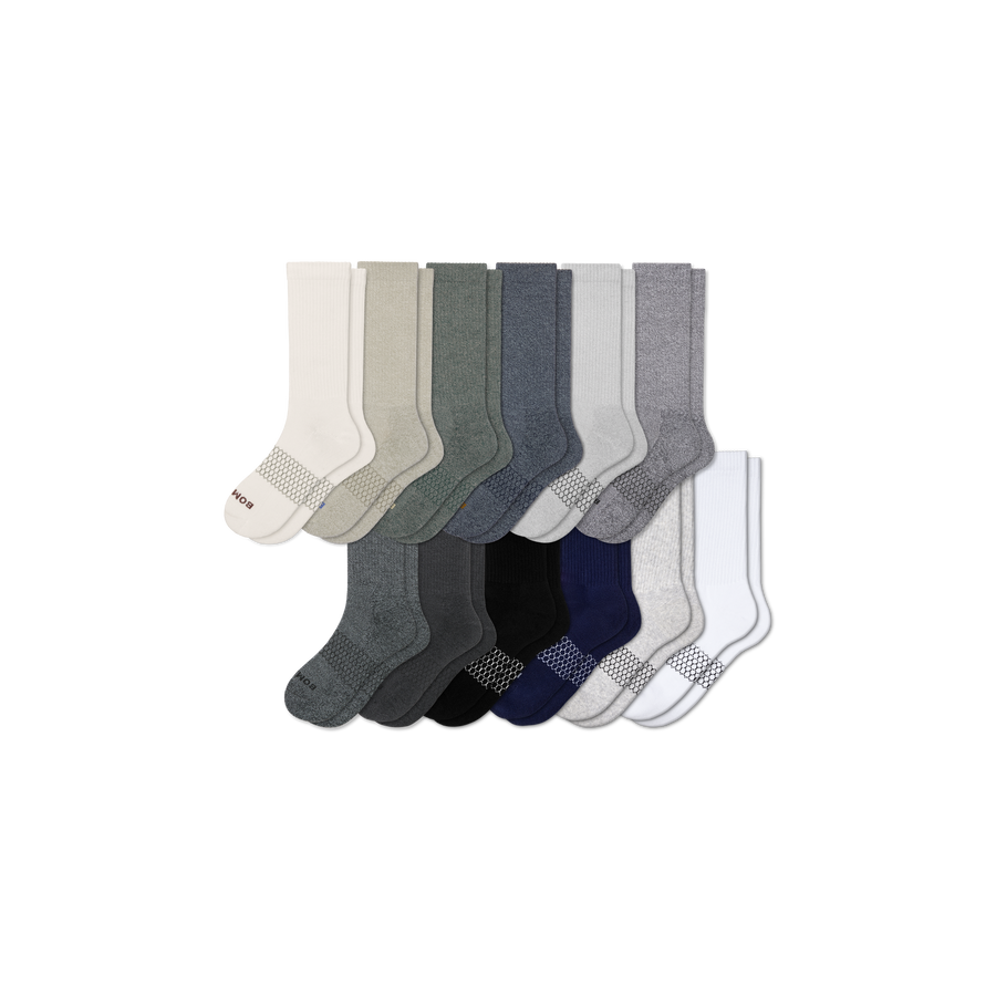 Men's Marl Calf Sock 12-Pack - Classic Ready