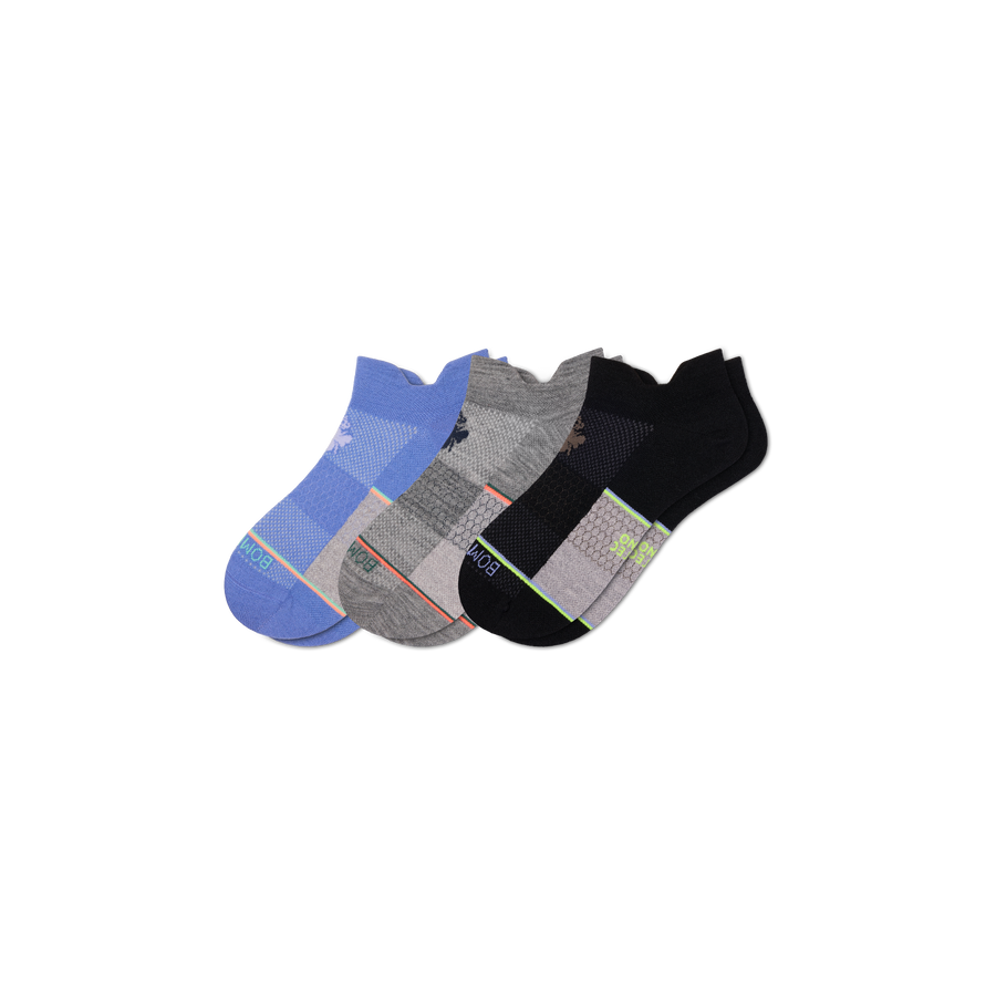 Men's Sport Merino Wool Blend Ankle Sock 3-Pack - Daily Step