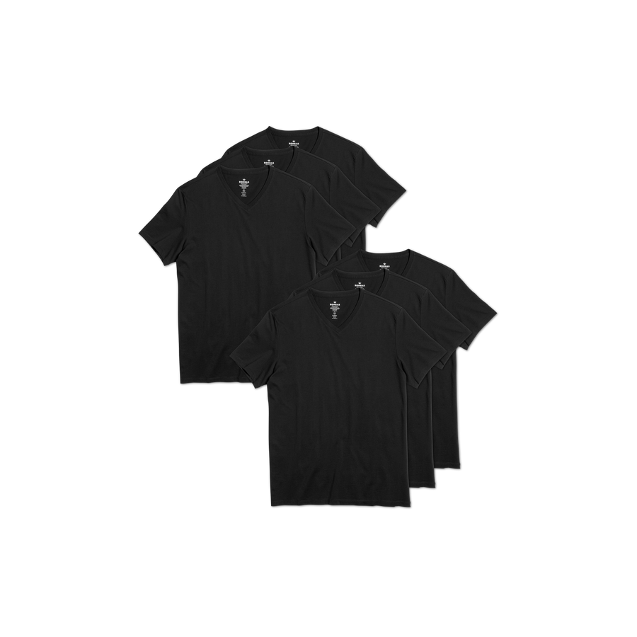 Men's Pima Cotton V-Neck T-Shirt 6-Pack - Weekend Pair