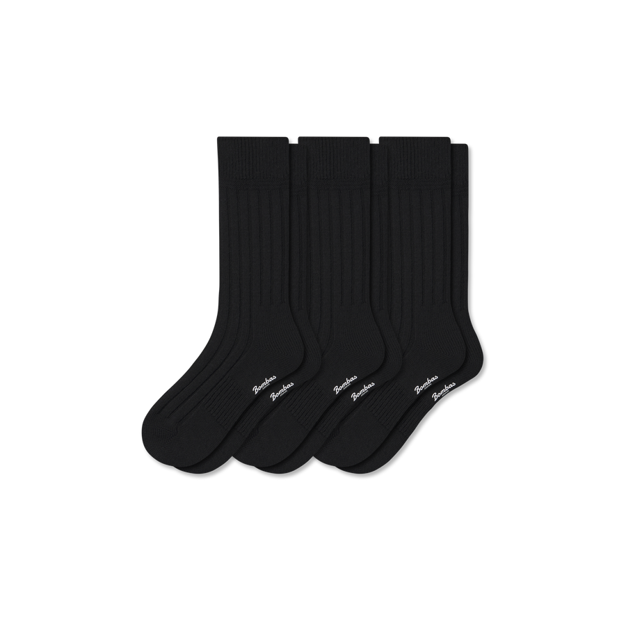 Women's Merino Blend Rib Calf Sock 3-Pack - Modern Touch