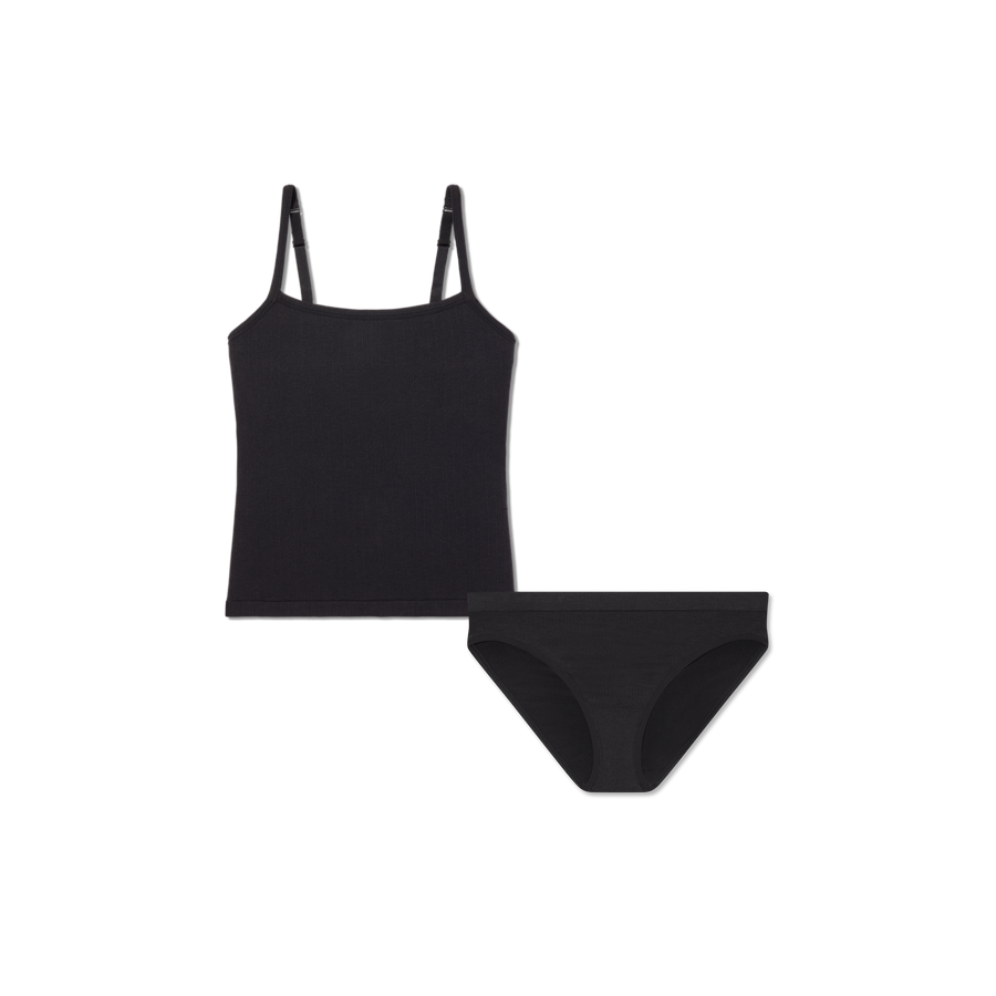 Women's Built-In Bra Seamless Cami + Bikini Pack - Essential Ready