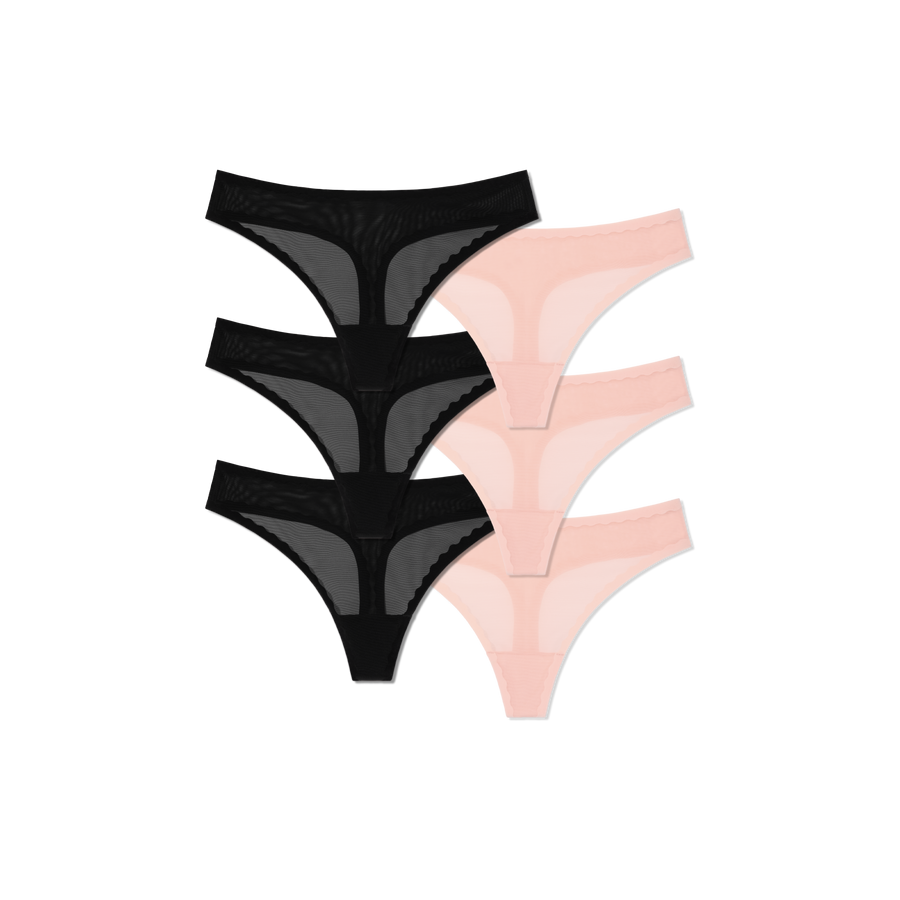 Women’s Thong 6-Pack - Clean Finish